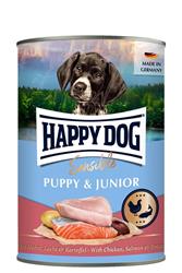 Bild von Happy Dog - Sensible Puppy & Junior - Huhn, Lachs, Kartoffel - Nassfutter