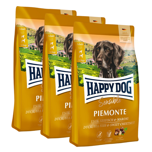 Bild von Happy Dog - Sensible Piemonte - 3x 1 kg