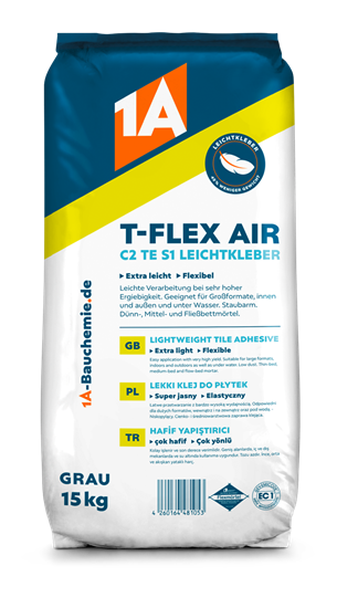 Bild von 1A Bauchemie - T-FLEX AIR C2 S1 Leichtkleber - 15 kg