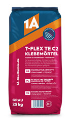 Bild von 1A Bauchemie - T-FLEX TE C2 Fliesenkleber - 25 kg