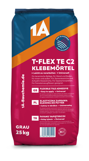 Bild von 1A Bauchemie - T-FLEX TE C2 Fliesenkleber - 25 kg