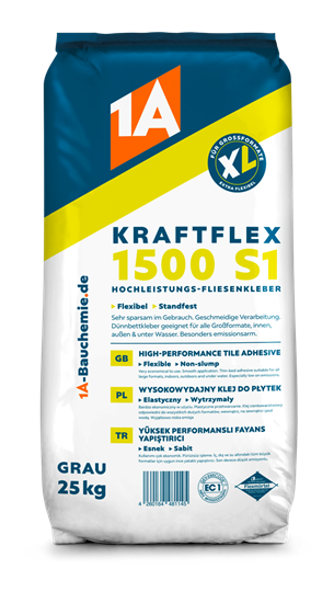 Bild von 1A Bauchemie - KRAFTFLEX 1500 S1 - 25 kg