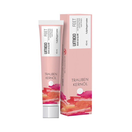 Bild von UMIDO Fußmaske mit Traubenkernöl - 4 x 45 ml