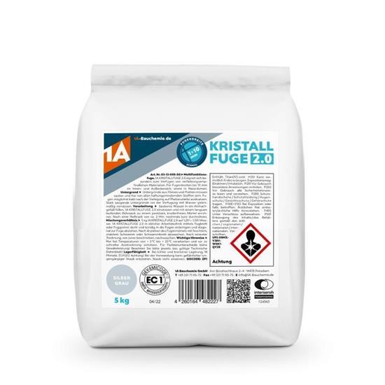 Bild von 1A Bauchemie - Kristallfuge 2.0 silbergrau - 5 kg