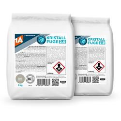 Bild von 1A Bauchemie - Kristallfuge 2.0 sandgrau - 2x 5 kg