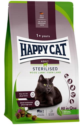 Bild von Happy Cat - Sterilised Adult Weide-Lamm - Trockenfutter - 10kg