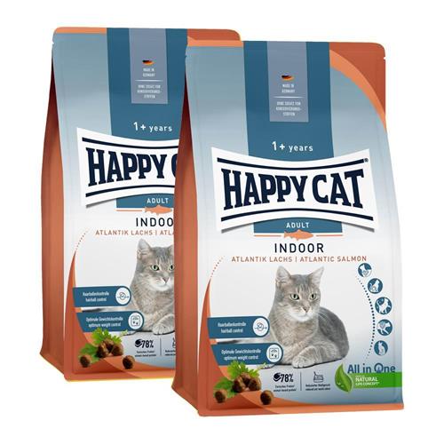 Bild von Happy Cat - Indoor Adult Atlantik Lachs - Trockenfutter - 2x 4kg