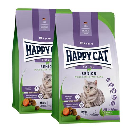 Bild von Happy Cat - Senior Weide Lamm - 2x 4kg