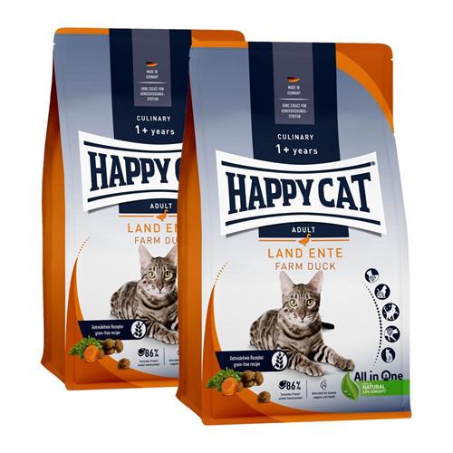 Bild von Happy Cat - Culinary Adult Land-Ente - Trockenfutter - 2 x 4kg