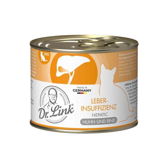 Bild von Dr. Link - Spezial-DIÄT für Katzen - Leberinsuffizienz - Hepatic Huhn und Rind - 6x 200g