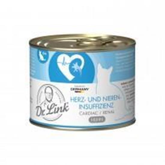 Bild von Dr. Link - SPEZIAL-DIÄT für Katzen - Herzinsuffizienz und Niereninsuffizienz - Cardiac / Renal Huhn 6x200g