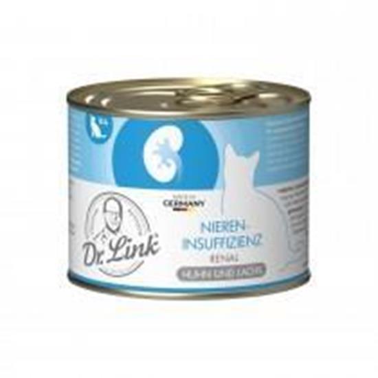 Bild von Dr. Link - SPEZIAL-DIÄT für Katzen - Niereninsuffizienz - Renal Huhn und Lachs - 6x200g