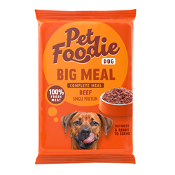 Bild von PetFoodie - Big Meal Dog Rind- Single Protein - 8x 400g