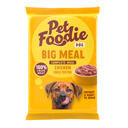 Bild von PetFoodie - Big Meal Dog Huhn - Single Protein - 8x 400g