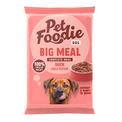 Bild von PetFoodie - Big Meal Dog Ente - Single Protein - 8x 400g