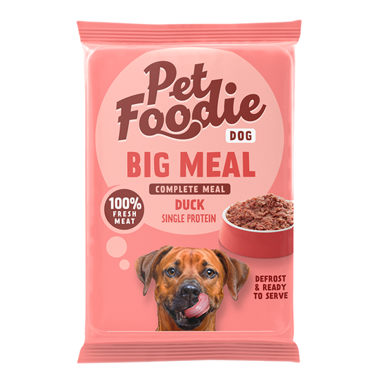 Bild von PetFoodie - Big Meal Dog Ente - Single Protein - 8x 400g