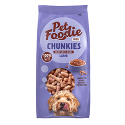 Bild von PetFoodie - Chunkies Dog Lamm - 6x 500g