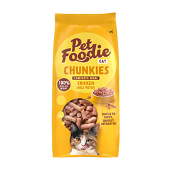 Bild von PetFoodie - Chunkies Cat Huhn - Single Protein - 10x 300g