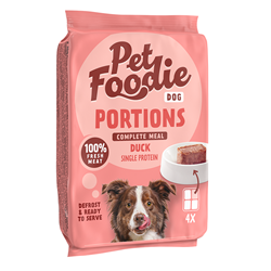 Bild von PetFoodie - Portions Ente - 14x (4x 60g)