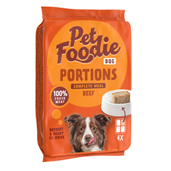 Bild von PetFoodie - Portions Rind - 14x (4x 60g)