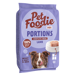 Bild von PetFoodie - Portions Lamm - 14x (4x 60g)