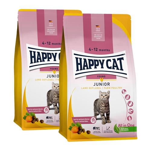 Bild von Happy Cat - Young Junior Land-Geflügel - 2x 4kg