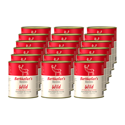 Bild von Barkhofen Tiernahrung - Naturkost für Hunde - Wild - 18x 800 g