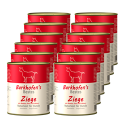 Bild von Barkhofen Tiernahrung - Naturkost für Hunde - Ziege - 12x 800 g