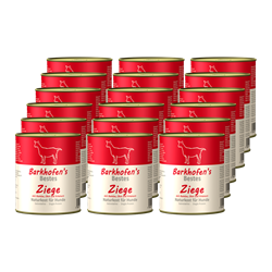 Bild von Barkhofen Tiernahrung - Naturkost für Hunde - Ziege - 18x 800 g