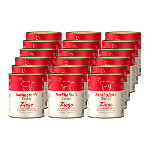 Bild von Barkhofen Tiernahrung - Naturkost für Hunde - Ziege - 18x 800 g