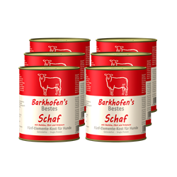 Bild von Barkhofen Tiernahrung - Naturkost für Hunde - Schaf - 6x 800 g