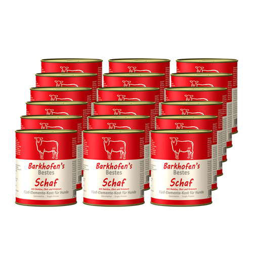 Bild von Barkhofen Tiernahrung - Naturkost für Hunde - Schaf - 18x 800 g
