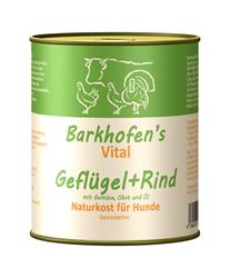 Bild von Barkhofen Tiernahrung - Naturkost für Hunde - VITAL Geflügel + Rind