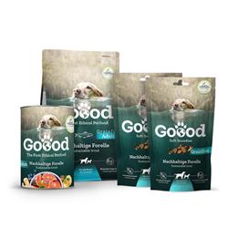 Bild von Goood - Adult - Nachhaltige Forelle Probierset - 300g Trockenfutter, 400g Nassfutter, 2x 100g Snack
