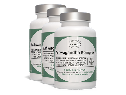 Bild von Astrid Twardy  - Ashwaganda Komplex - 3x 60 Kapseln