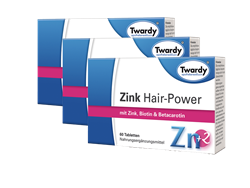Picture of Astrid Twardy - Zink Hair-Power - 3x  60 Tabletten