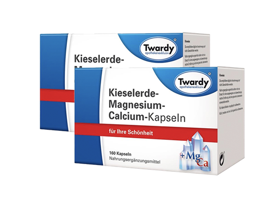 Bild von Astrid Twardy - Kieselerde -Magnesium Calcium - 2x 160 Kapseln