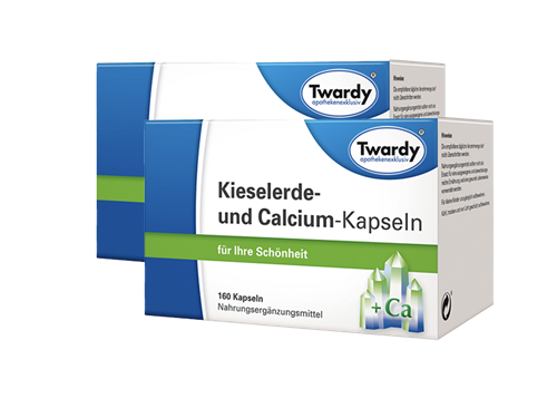 Bild von Astrid Twardy - Kieselerde und Calcium Kapseln - 2x160 Kapseln
