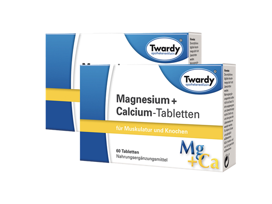 Bild von Astrid Twardy - Magnesium+Calcium - 2x 60 Tabletten