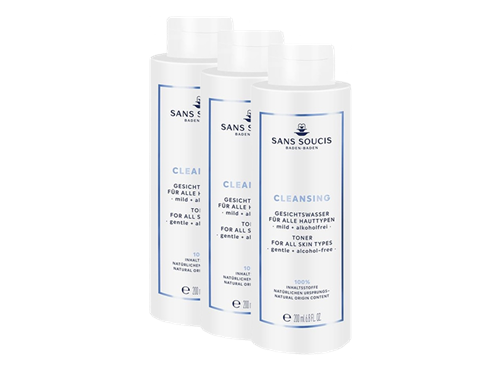 Bild von Sans Soucis Cleansing - mildes und alkoholfreies Gesichtswasser - 3x200 ml