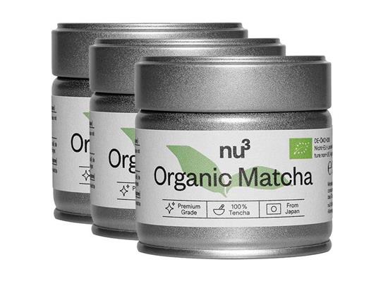 Bild von nu3 - organic matcha tea - 3x 30g