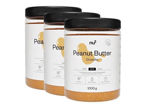 Bild von nu3 - peanut butter crunchy - 3x 1kg