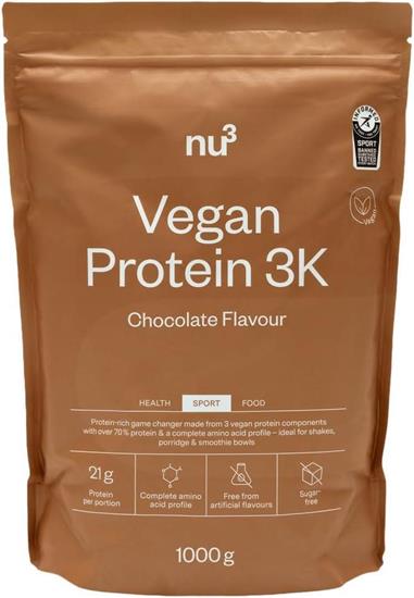 Bild von nu3 - Vegan Protein 3K Chocolate - 1000g