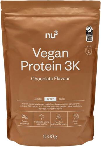 Bild von nu3 - Vegan Protein 3K Chocolate - 1000g