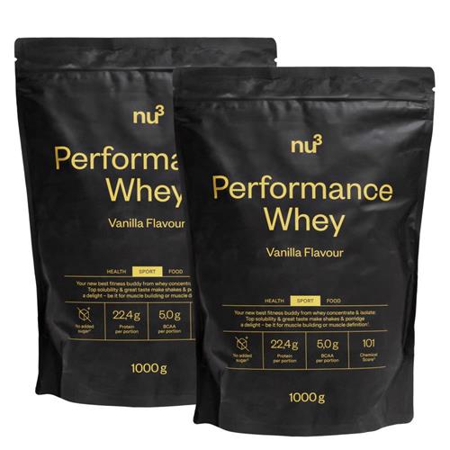 Bild von nu3 - Performance Whey Vanilla - 2x 1000 g