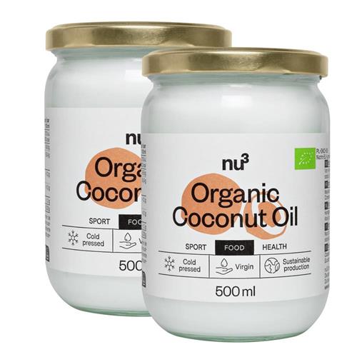 Bild von nu3 - organic coconut oil -  2x 500ml