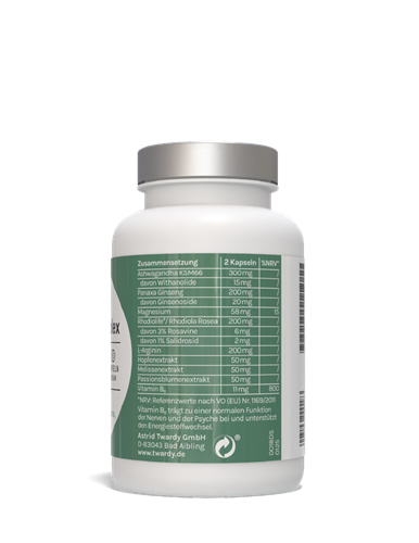Bild von Astrid Twardy - Ashwaganda Komplex - 2x 60 Kapseln