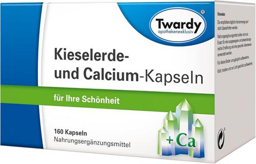 Bild von Astrid Twardy - Kieselerde und Calcium Kapseln - 160 Kapseln