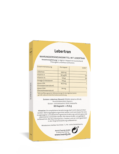 Bild von Astrid Twardy - Lebertran Kapseln - 2x 30 Kapseln