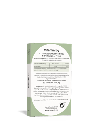 Bild von Astrid Twrady - Vitamin B12 - 60 Tabletten